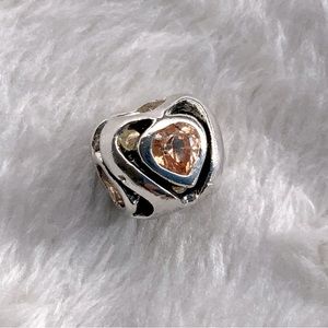 Chamilia Sterling & Swarovski Mothers Heart Charm